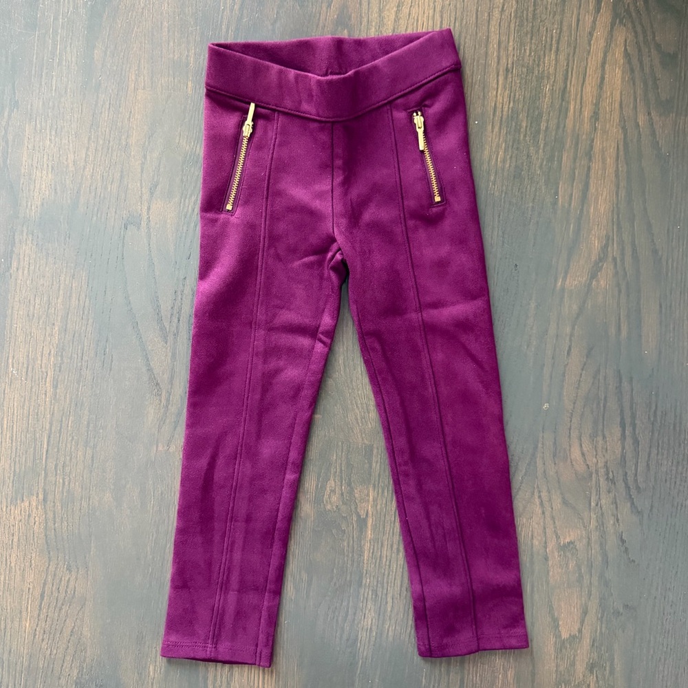 Janie and Jack Suede Ponte Pant